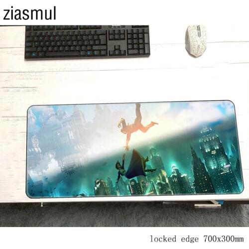 Bioshock mouse pad 700x300x3mm mats locrkand Computer mouse mat gaming accessories hot sales mousepad keyboard games pc gamer