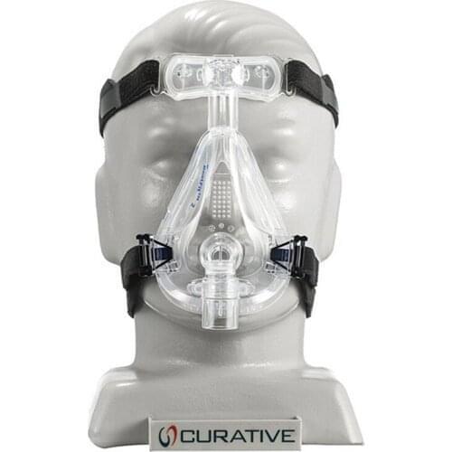 Ventilator Full Face Mask Bestfit2 With Headband Common To Philips and ResMed Ventilators Silicone Cushion S/M/L