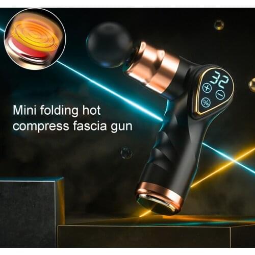 32 Speed Adjustable Muscle Massager 4 Massage Heads With Ultra Quiet Massage Device For Fatigue Recovery