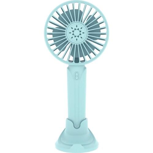 New Portable Mini Usb Fan 3 Speed Hand Held Cooling Fan Student Desktop Silent Cooler For Office Home Rechargeable Fan With Base