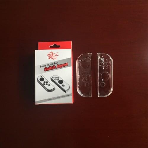 Clear White Quality Transparent Crystal L R Housing Case Cover for Nintend Switch NS Joy Con Console Shell Replacement Parts