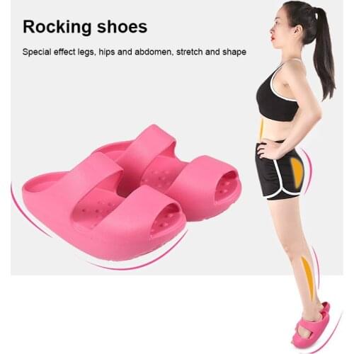 Summer Sandals Swing Slippers Four Seasons Anti-skid Slope Heel Yaoyao Particles Massage EVA Thick Bottom Fitness Shoes Dropship