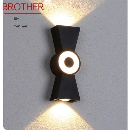 BROTHER Modern Wall Light Sconces Aluminum LED Wall Lamp Creative Decorative For Bedside Living Room Porch Corridor