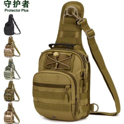 Tactical Chest Bag Protector Plus X202 Sports Bag Camouflage Nylon Military Trekking Pack Outdoor Hiking Cycling Bag Ipad Bag