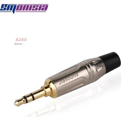 Smonisia 10pcs 3.5mm Headphone Stereo Double Track DIY Welding Plug 3Joint Connector