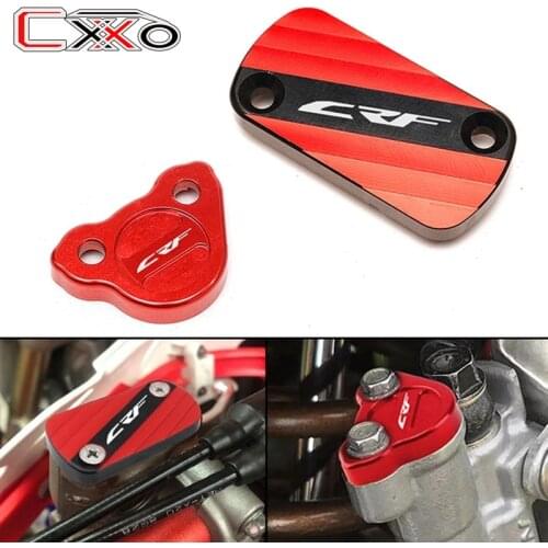 2021 New product For HONDA CBF150R CBF250R CBF250X CBF250F CBF450R/X Motorcycle CNC Front Rear Brake Fluid Reservoir Cap Cover