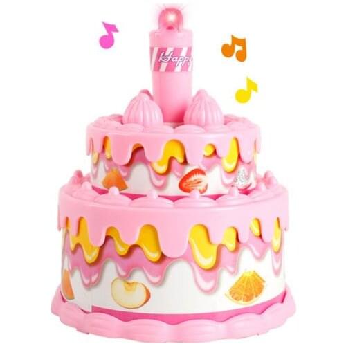 Children Kid Boy Girl Mini Kitchen Electrical Appliance Birthday Cake Model Toy Set Early Education Dummy Household Pretended