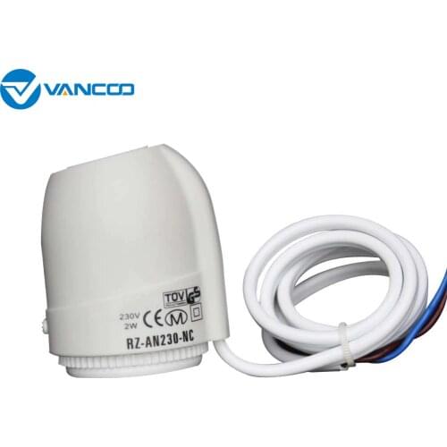 220V NO NC Electric Thermal Actuator Valve Head for HVAC Thermostat Manifold Underfloor Heating Radiator Normally Opened Closed