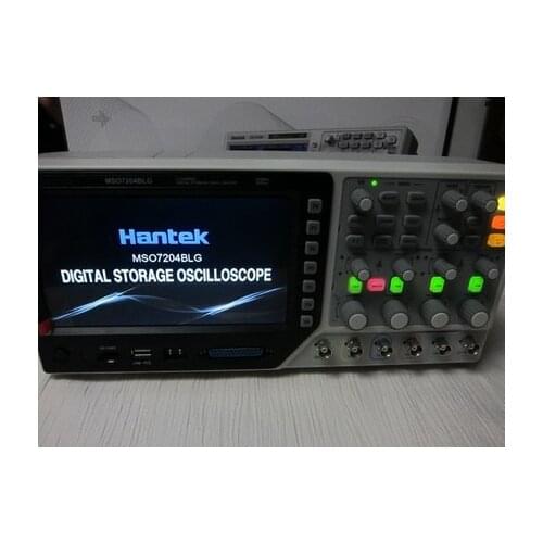 Hantek MSO7204BLG 4 Channel Oscilloscope 8 Channel Logic Analyzer 25MHz Arb. Waveform Generator 2Gsa/s 32K 3 in 1 200MHz