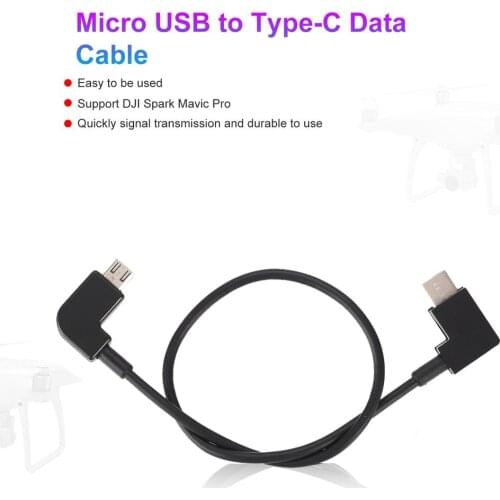 Data Cable For DJI Spark/MAVIC Pro/Air Control Micro USB to Lighting/type C/Micro USB Adapter line for iPhone For Pad