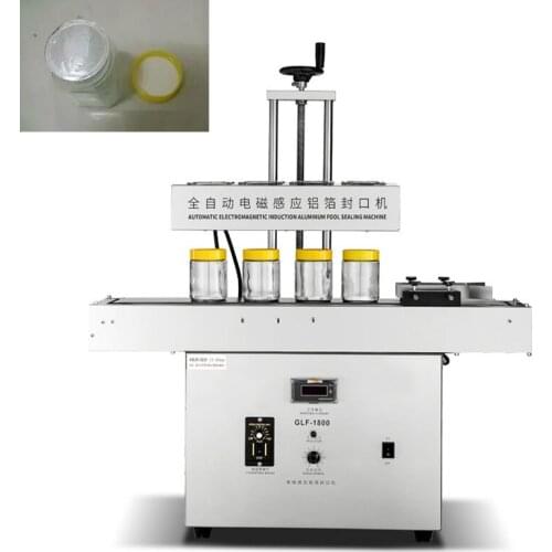 Commercial Aluminum Foil Sealing Machine Automatic Vertical Continuous Induction Sealing Equipment