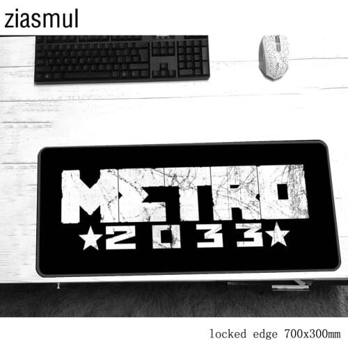 Metro 2033 mouse pad 700x300x3mm mats Customized Computer mouse mat gaming accessories Personality mousepad games pc gamer