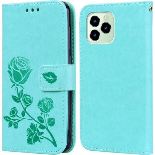 Rose Patterned Leather Case For Oukitel C21 Pro Coque Wallet Women Cover For Carcasas Oukitel C21 C22 C23 C19 C18 Pro Mujer Etui