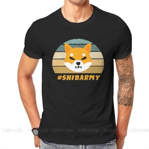 Cryptocurrency Crypto Miner Shiba Inu Shibarmy T Shirt Harajuku Graphic High Quality Tshirt Loose O-Neck Streetwear