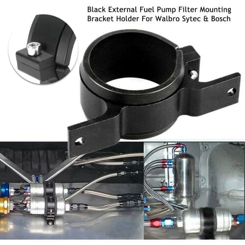 60mm Fuel Filter Bracket Mount Clamp FOR Bosch 044 Pump Billet For Walbro Sytec Fuel Pump Mounting Bracket