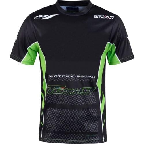 Summer T-shirt For Yamaha Racing Team Quick Dry Short Sleeve Motocross Motorbike Street Moto Riding Jersey
