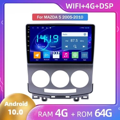 Hot 4G+64G for Mazda 5 2005 2006 2007 2008 2009 2010 All Netcom Navigation Android Car GPS Navigation Built-in DSP auto estereo
