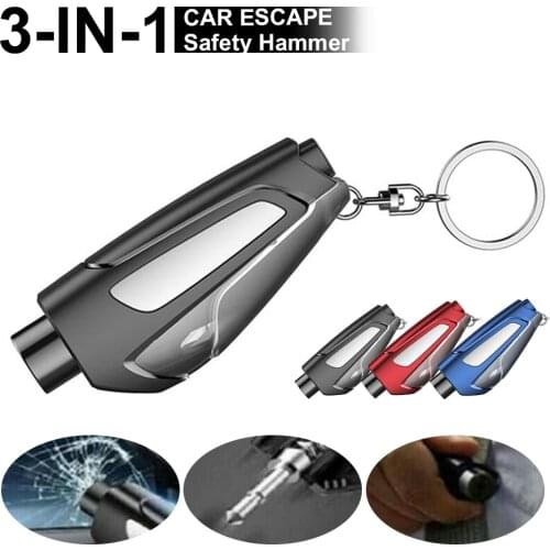 Car Mounted Multi-functional Emergency Mini Safety Hammer Mini Window Breaking Machine Car Key Lifesaving Hammer Emergency Tool
