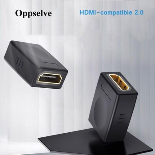 4K HDMI-compatible Extender Female to Female Connector HDMI-compatible 2.0 Extension Converter for TV BOX HDMI-compatible Cable