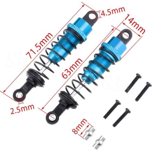 Aluminum Alloy Front Shock Absorber 0016 For WLtoys 12428 12423 1/12 RC Car Crawler Short Course Truck Upgrade Parts