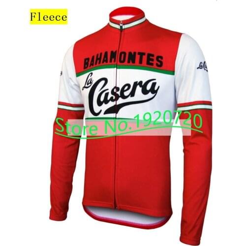 Arbitrary choice 2016 new red Winter Fleece long sleeve man cycling jersey & no Fleece cycling clothing MTB / road bike wear