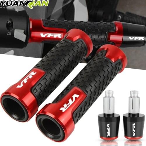 Handlebar Grips End Handle Bar Cap End Plug Motorcycle For HONDA VFR 400 750 800 800F Fi/W1 VTEC 1200F 1200X Crosstourer 1200