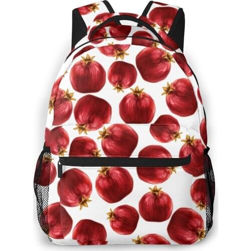 2021 Travel Backpacks Pomegranate Pattern Girl Backpack For Women Large Capacity School Bag For Teenage