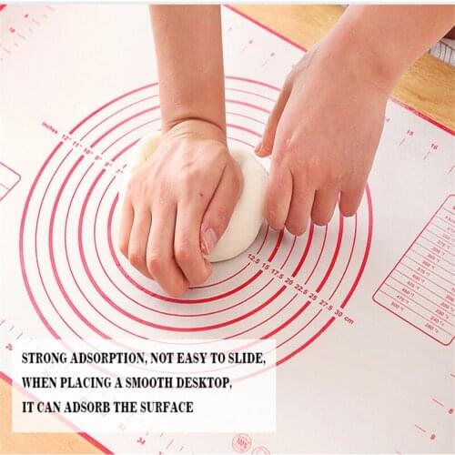 Silicone Baking Mat Pizza Dough Maker Pastry Kitchen Gadgets Cooking Tools Utensils Bakeware Kneading Accessories Cake Tools