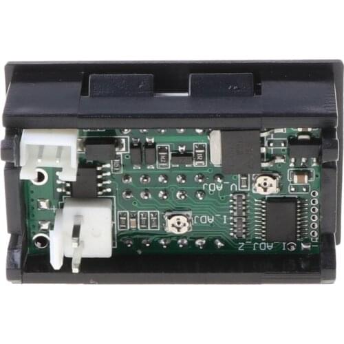 DC 7-110V 10A 50A 100A Voltmeter Current meter Amp Volt Gauge Dual LED Display E5BE