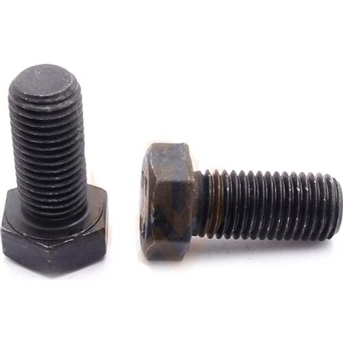 2pcs M6 12.9 level anti-tooth external hexagon head screws outer hex left teeth screw reverse thread bolts bolt 12mm-50mm long