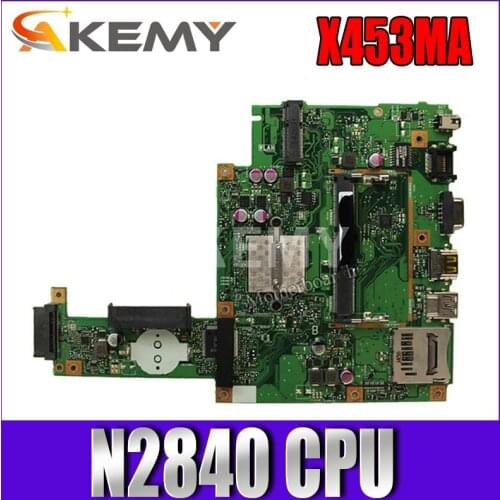 Akemy For Asus X453MA X403M F453M Laptop motherboard X453MA N2830 N2840 CPU Mainboard test good