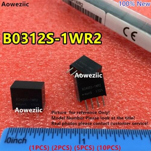 Aoweziic (1PCS) (2PCS) (5PCS) (10PCS) B0312S-1WR2 New Original SIP4 Input: 3.3V Output: 12V 0.083A DC-DC 1.5kV Voltage Isolate