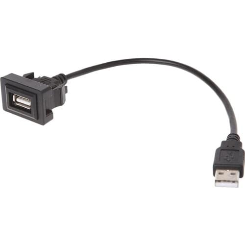 AUX USB Port Cable 12-24V Cord Wire USB Charging Adapter for Toyota Vios/Corolla