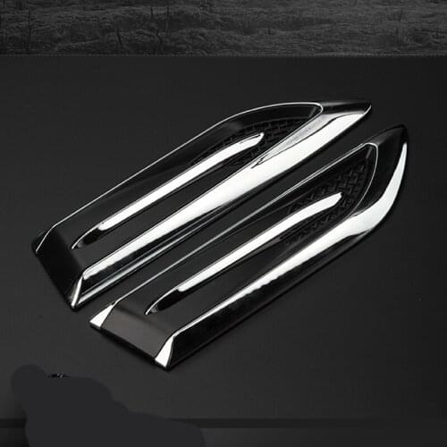 ABS Chrome trim cover Light Side Emblem Badge decoration trim Sticker for Jaguar XF XJ XJS XK S-TYPE X-TYPE XJ8 XJL XJ6 XKR XK8