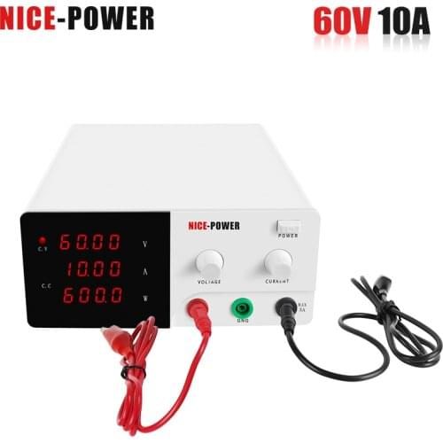 NICE-POWER 60v10a 30v20a DC Power Supply Lab Adjustable Laboratory Voltage Stabilizer Switching Regulated Bench power supply