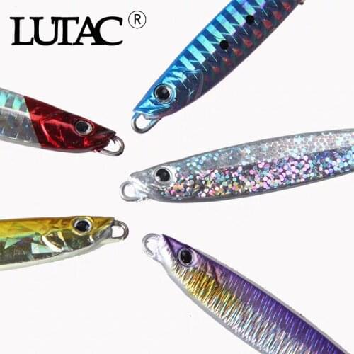 LUTAC metal jig fishing bait lead head fishing bait lures fishing 65mm 18g jig lure China lure