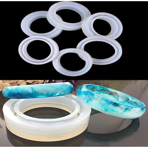 New 2 Styles 3 Sizes Silicone Mould DIY Resin Bracelet Jewellery Epoxy Resin Molds Drop Shipping