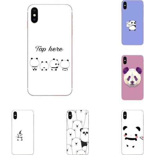 Panda Cute For Samsung Galaxy A71 A51 A70 A50 A10 A10e A30 A40 A20e S8 S10 S10e S9 S20 Ultra Plus Transparent Soft Shell Covers