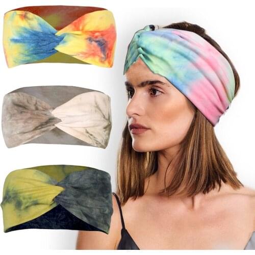 Unique Design Colors Knotted Headband Fashion Women Hair Bands Turban Twist Knot Head Wrap Twisted Head Bands Hair Accessories