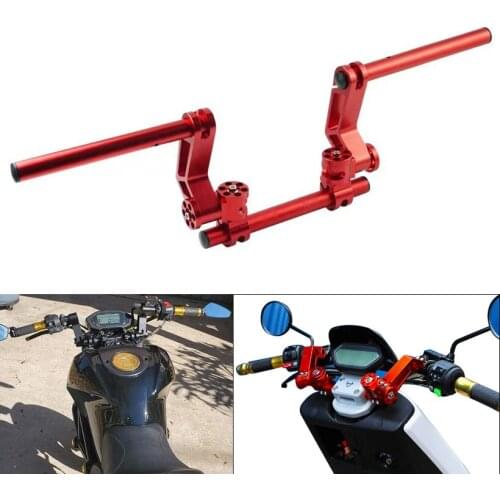 7/8" 22mm Motorcycle Steering Handlebar System Adjustable Magic Handle Bar for 125cc Pit Bike Dirt Bike
