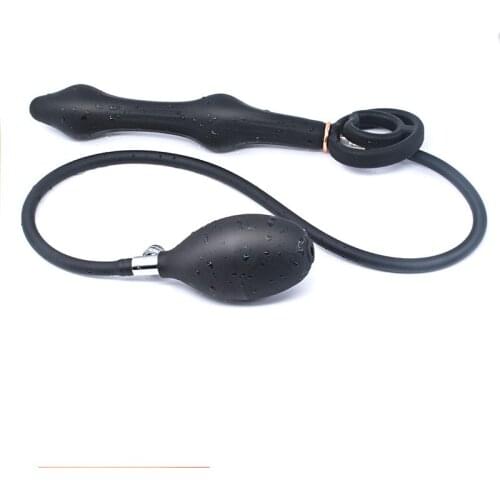 Sex Shop Huge Inflatable Anal Plug Prostate Massager Vagina Anus Expansion Beads Butt Plug Anal Sex Toys For Men Woman Product