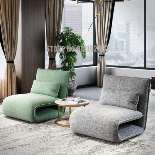 Lazy sofa tatami bedroom single bed folding floor sleeping mat balcony bay window back recliner floor sofa