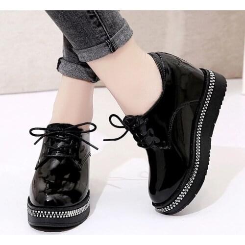 Breathable Mesh Short Boots Women Martin Boots Round Toe PU Warm Platform Boots for Women Wedges Lace-up Ankle Boots for Women