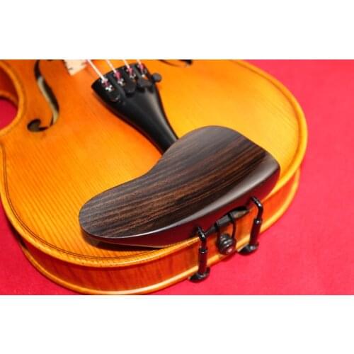 1PCS NEW Natural Color EBONY VIOLIN CHINREST Ear shape 4/4 chin rest