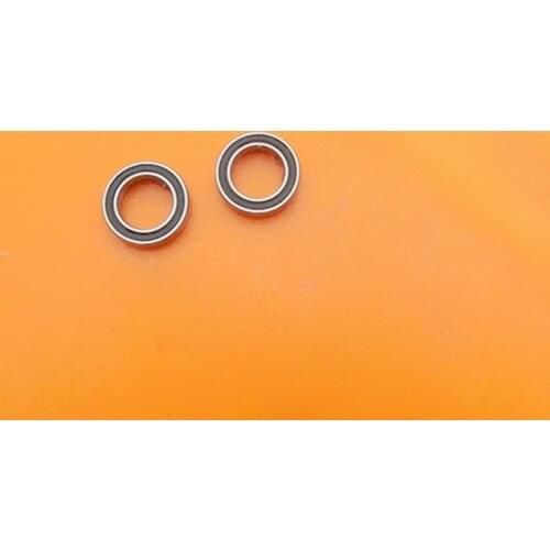 10)MR117-2RS 7x11x3mm P6 ABEC3 Deep Groove Ball Miniature Bearing Black