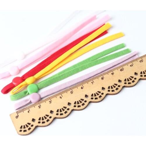 50/1000 Pieces of Colorful Mask Elastic Band Nylon Elastic Rope Handmade Sewing Accessories Adjustable Mask Ear Rope Material
