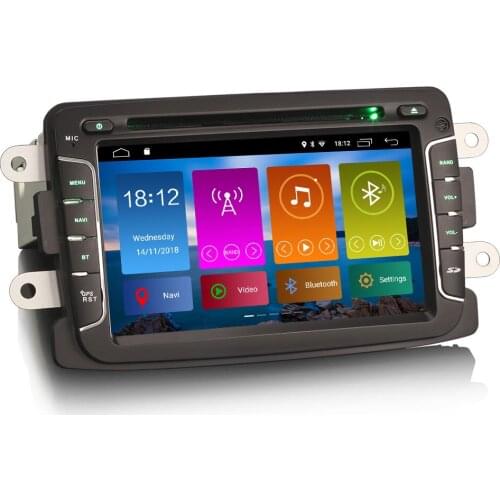 7" Android 10.0 OS Car DVD Multimedia Navigation GPS Radio System for Lada Xray 2 2014-2017 with Android Auto Function Support