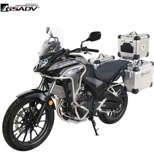 For Honda CB500X Motorcycle Top Box Aluminum Side Box Storage Case Luggage Steel Bracket