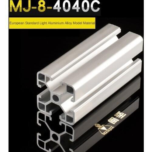 4040 Aluminum Profile Extrusion European Standard Anodized Linear Rail Aluminum Extrusion 4040 Profile for CNC 3D Printer Parts