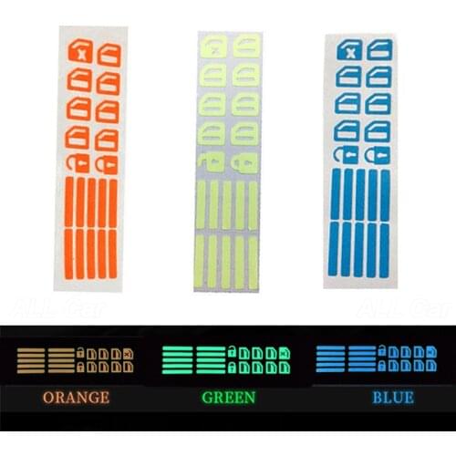 Car Fluorescent Luminous Button Sticker Door Window Lift Night Safety Switch Car Style Decal for Hyundai Creta Veloster I20 Ix25